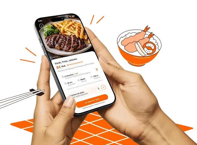 Téléphone avec application crenow